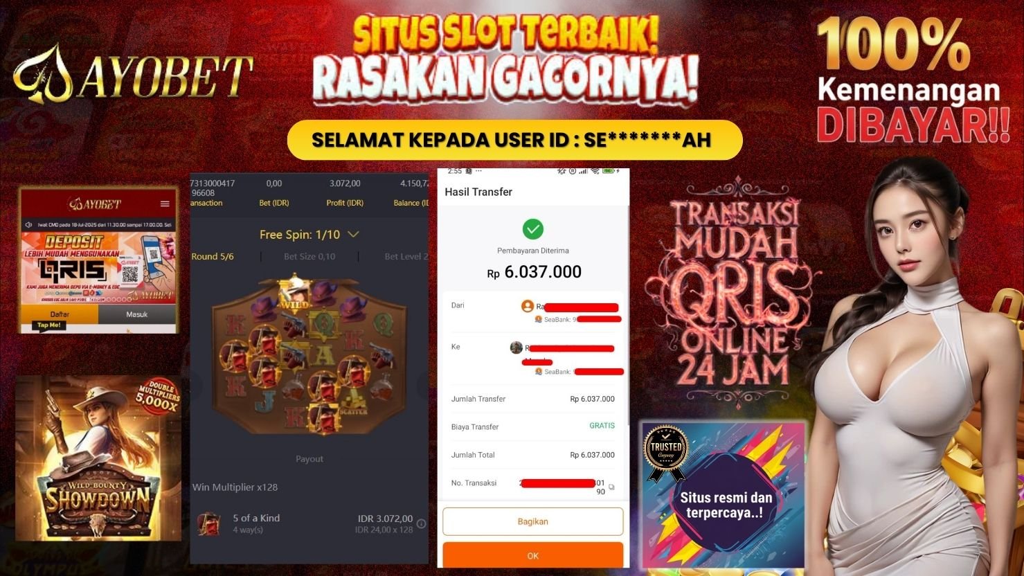 AYOBET JACKPOT SLOT WILD BOUNTY SHOWDOWN